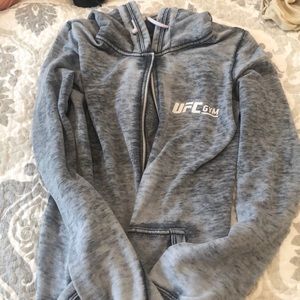 UFC gym zip up hoodie